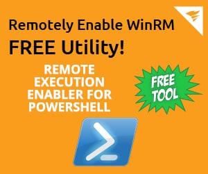 WinRM enable remotely on servers and pc