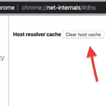 Clear host cache