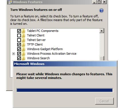 Windows 7 installing TFTP Client software
