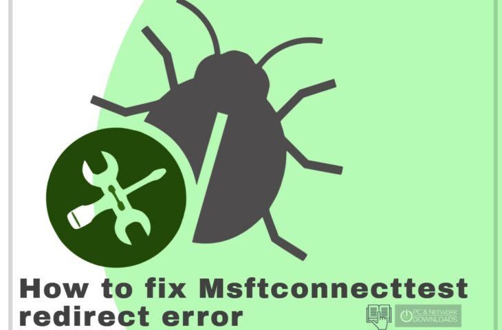 Fix Msftconnecttest redirect error