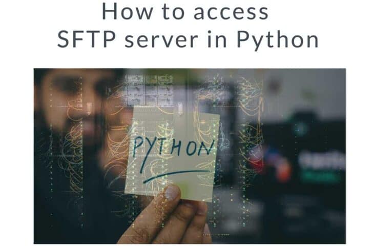 How to access SFTP server in Python
