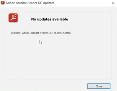 Adobe Acrobat Reader DC Updater