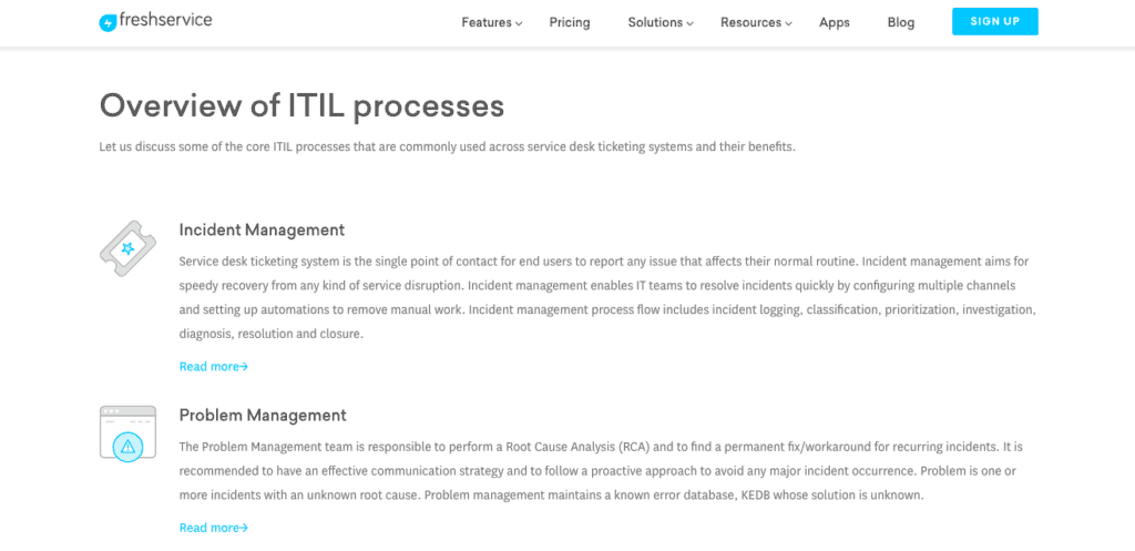 Overview of ITIL Processes