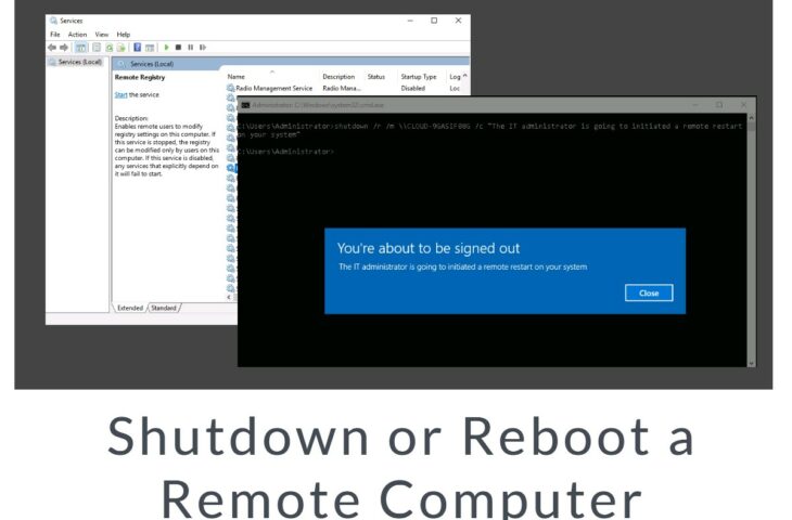 Shutdown or Reboot a Remote Computer