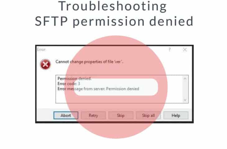 Troubleshooting SFTP permission denied