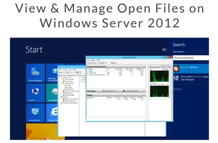 View & Manage Open Files on Windows Server 2012
