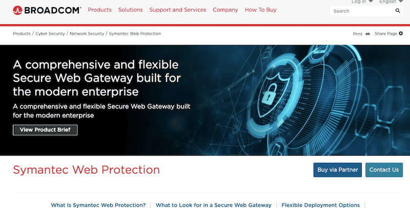 Symantec Secure Web Gateway 