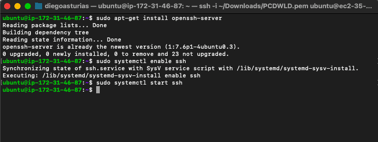 Installing and Configuring the OpenSSH-server