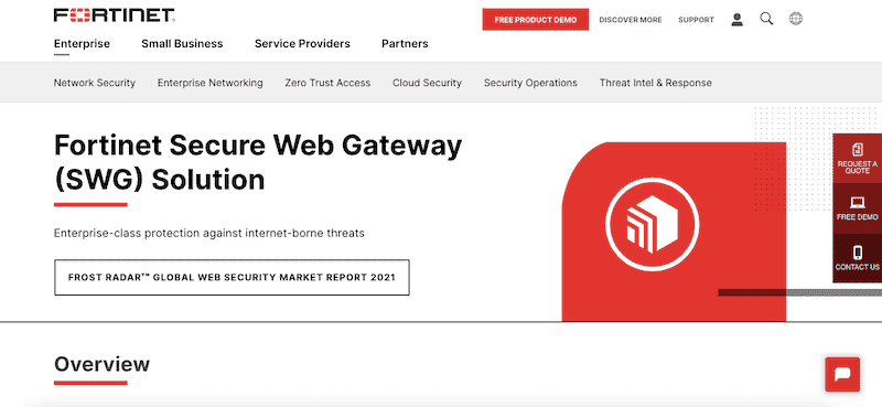 Fortinet Secure Web Gateway