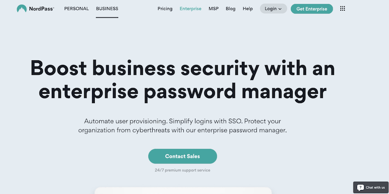 NordPass Enterprise Password Manager