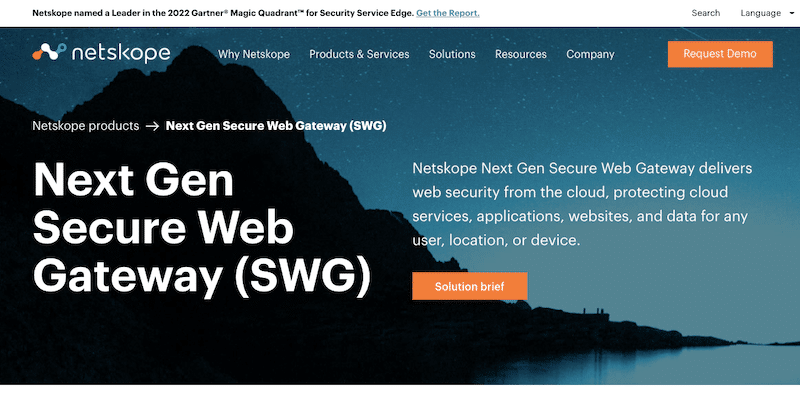Netskope Next-Gen Secure Web Gateway