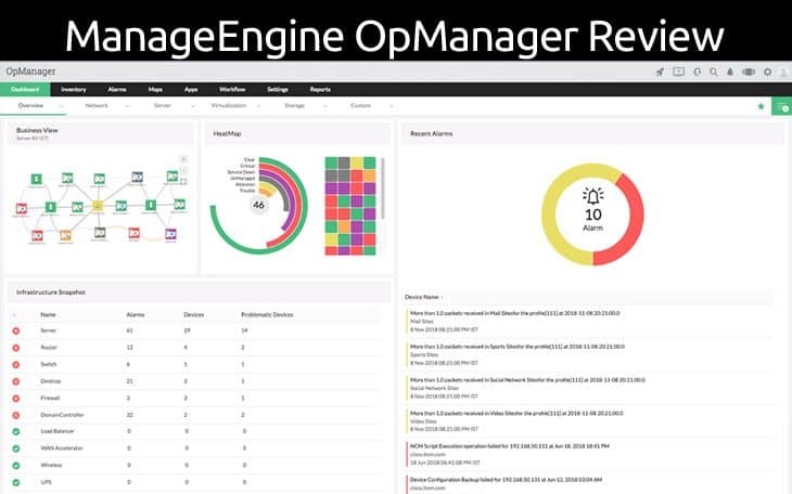 manageengine opmanager