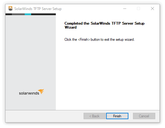SolarWinds TFTP Server Setup