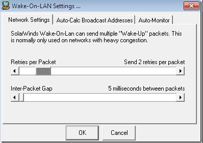 wake-on-lan software by Solarwinds