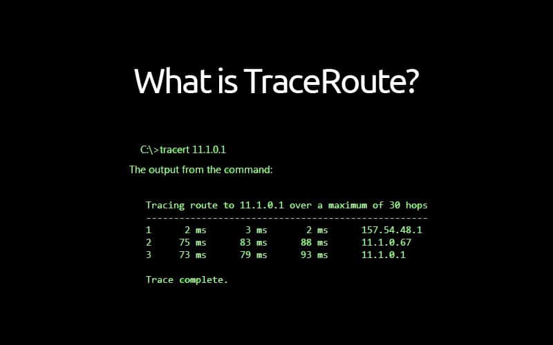 Ung Ødelægge kaste What is TraceRoute and How to Use it for Hop-by-Hop Analysis